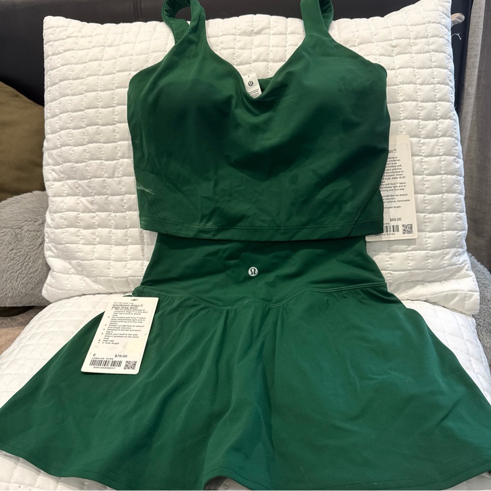 Lululemon Align tank and align skirt NWT